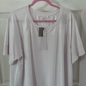 Cable & Gauge White Tunic Sweatshirt NWT Plus size 2X